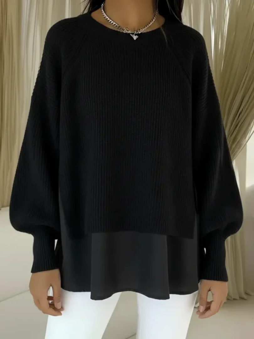 Klelia™ | Sweter z Efektem Dwóch Części