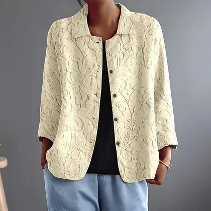 Delphinette™ | Elegancka Bluzka Fakturalna