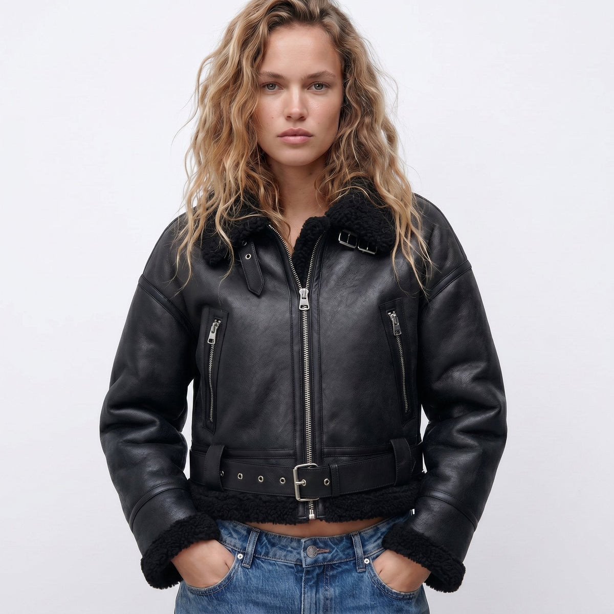 Werena™ | Krótka Kurtka Bomberka Aviator