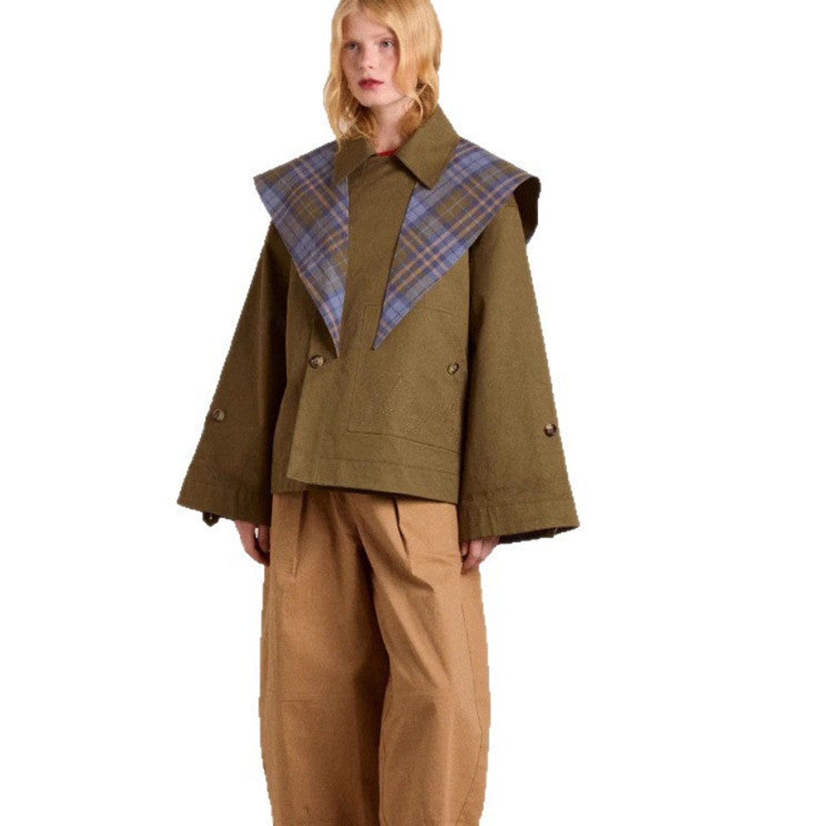 Lorna™ | Dwurzędowy Płaszcz Oversize Utility