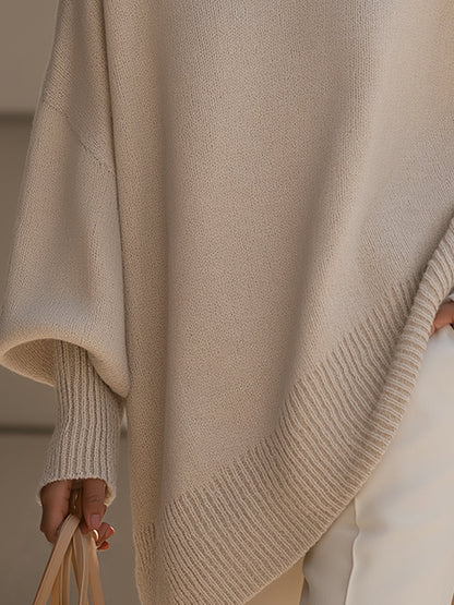 Ludwika™ | Sweter Oversize z Szerokim Dekoltem