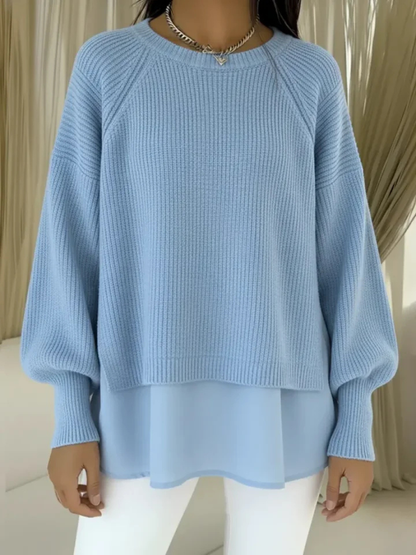 Klelia™ | Sweter z Efektem Dwóch Części