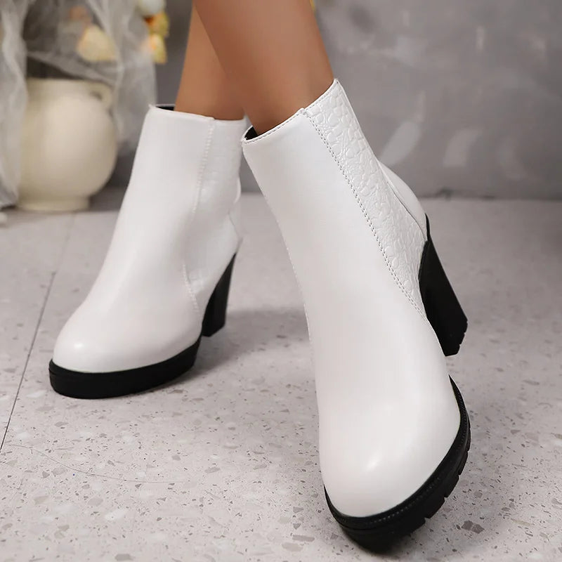 Katarzyna™ Buty na grubym obcasie z prawdziwej skóry i wsparciem łuku stopy 💫