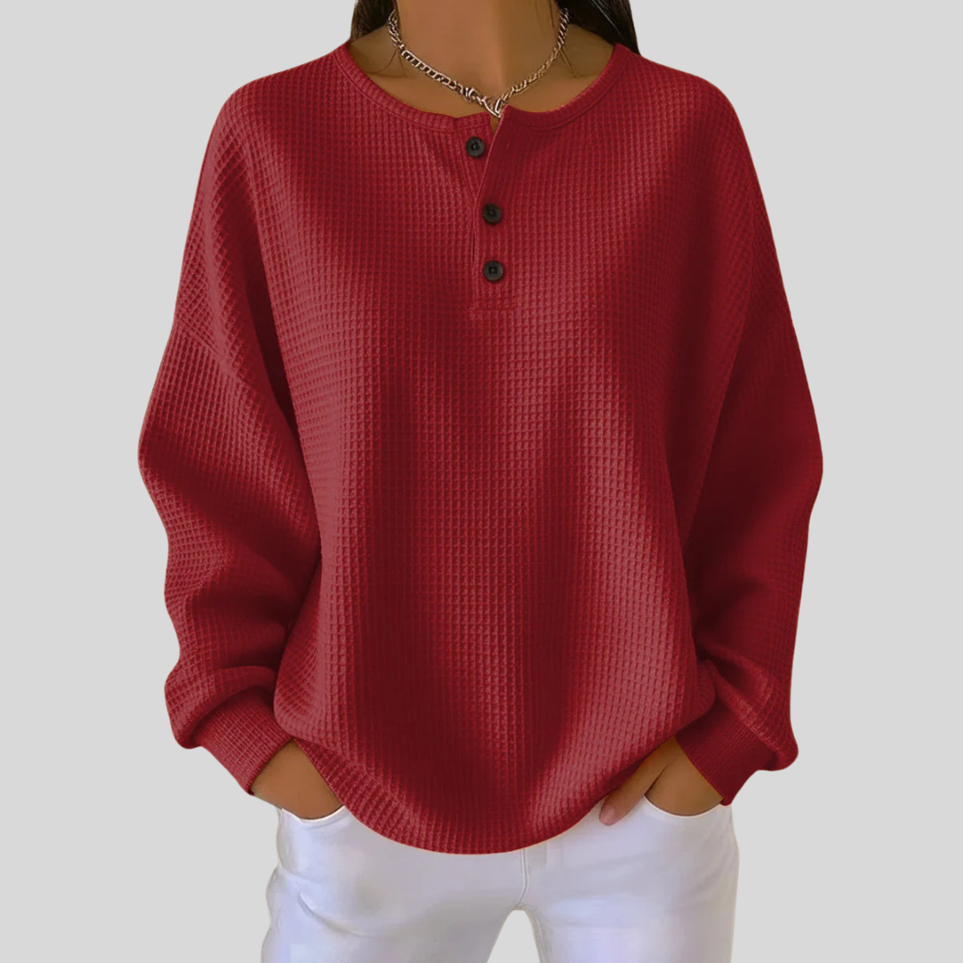 Beata™ | Wygodny Top Henley