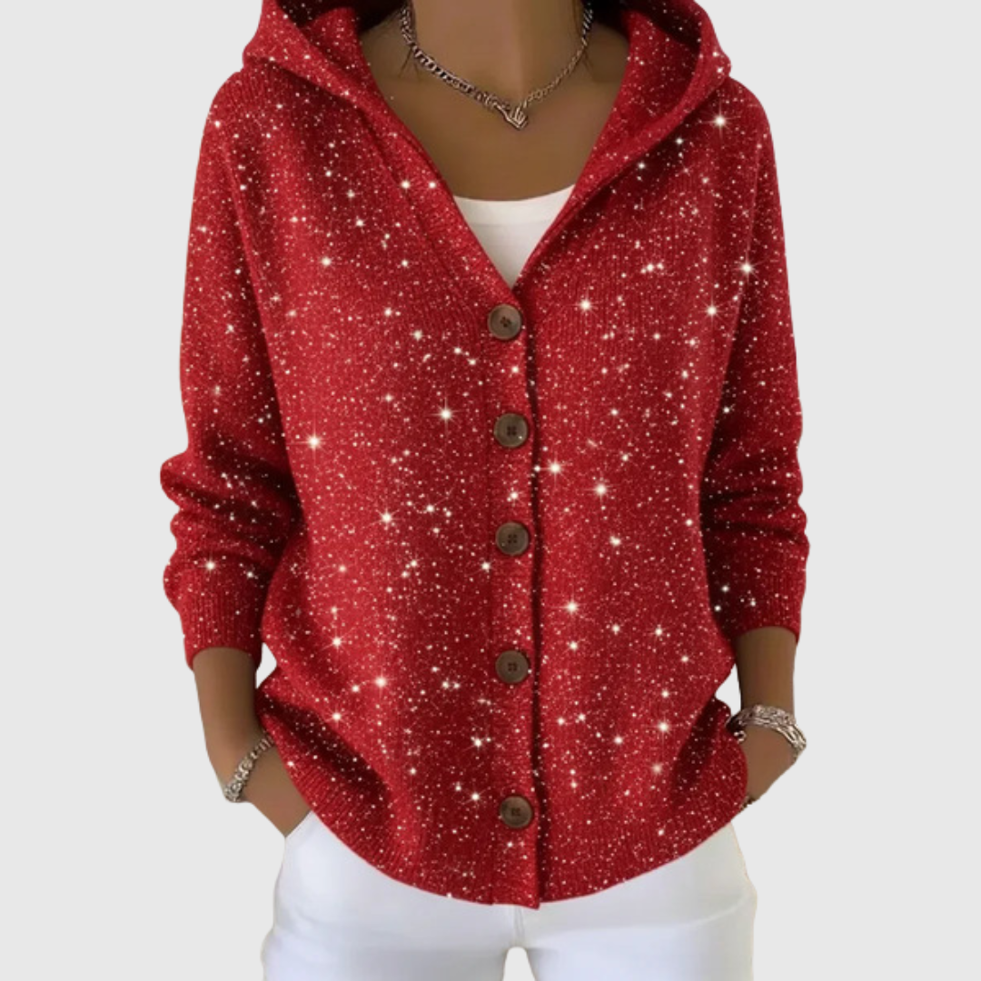 Iwona™ | Sweter z Kapturem