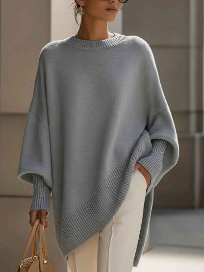 Ludwika™ | Sweter Oversize z Szerokim Dekoltem