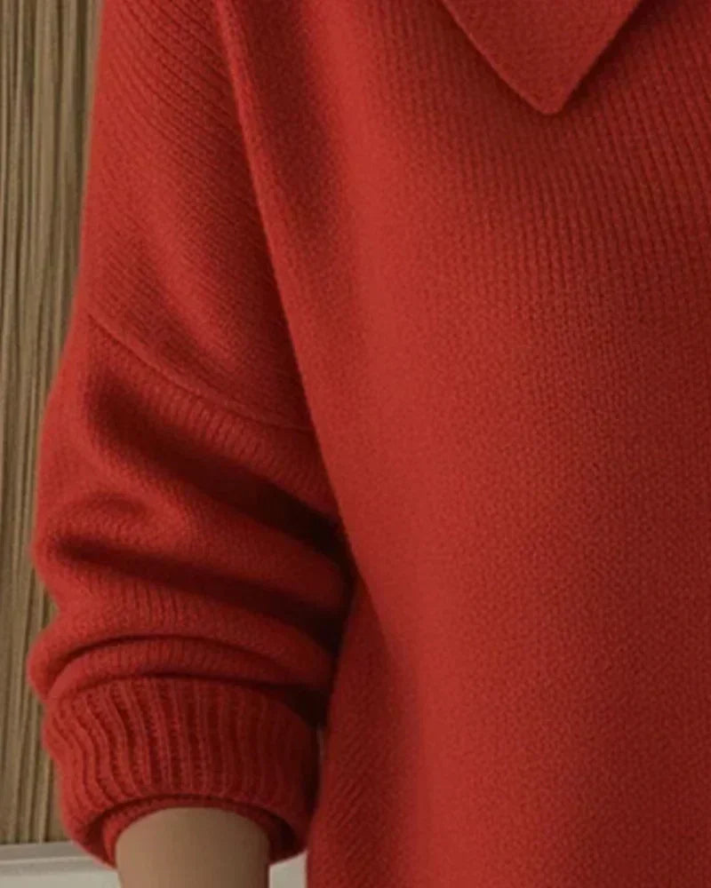 Wela™ | Rozpinany Sweter z Kołnierzem Koszulowym