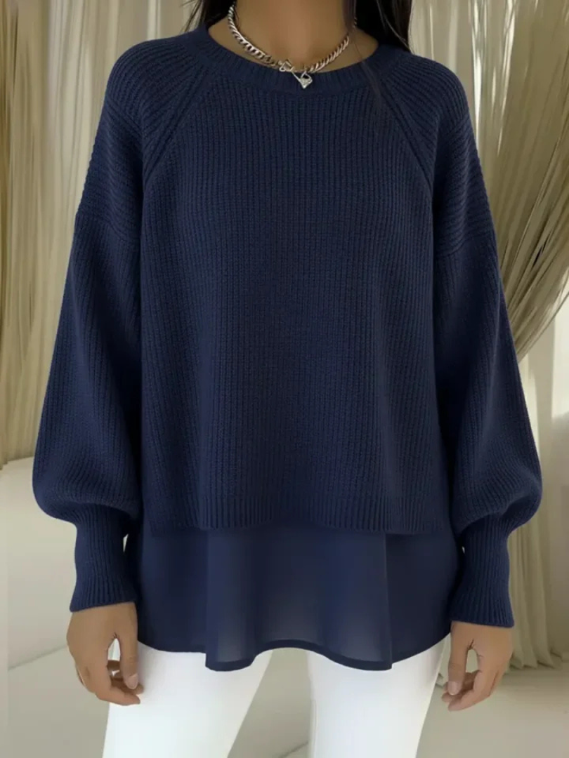 Klelia™ | Sweter z Efektem Dwóch Części