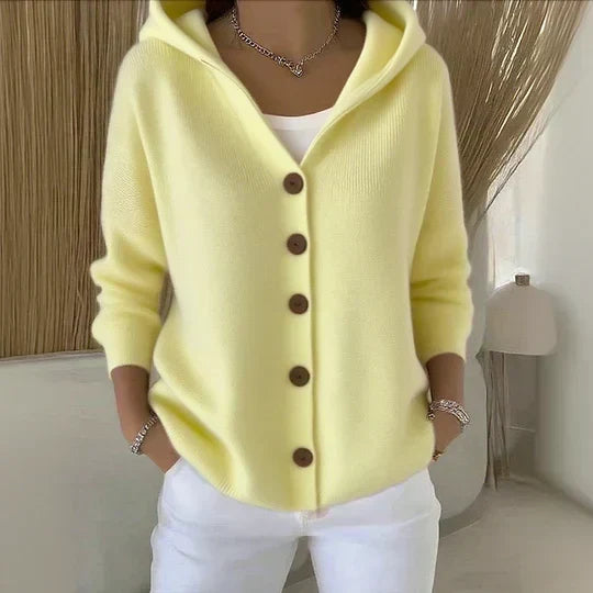 Rozeta™ | Rozpinany Sweter z Kapturem