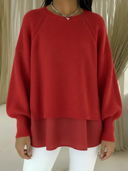 Klelia™ | Sweter z Efektem Dwóch Części