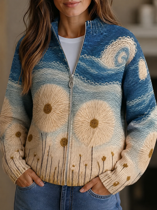 Yolanda™ | Rozpinany Sweter na Zamek