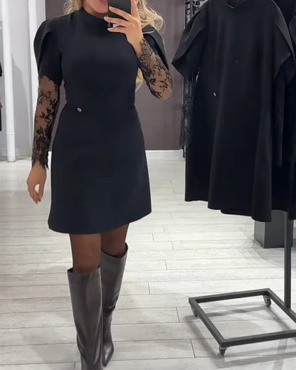 ✨ Sukienka HELENA™ — klasyczna elegancja z koronkowym akcentem