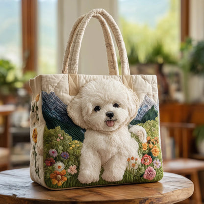 Zaczarowany Piesek | Pikowana Torba Shopperka