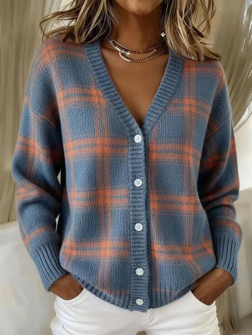 Lindy™ | Sweter z Dekoltem V