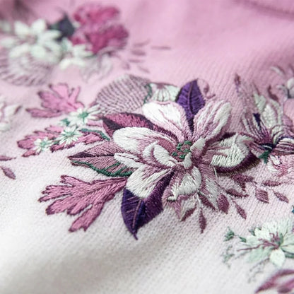 Aurelia™ | Sweter w Kwiaty z Golfem