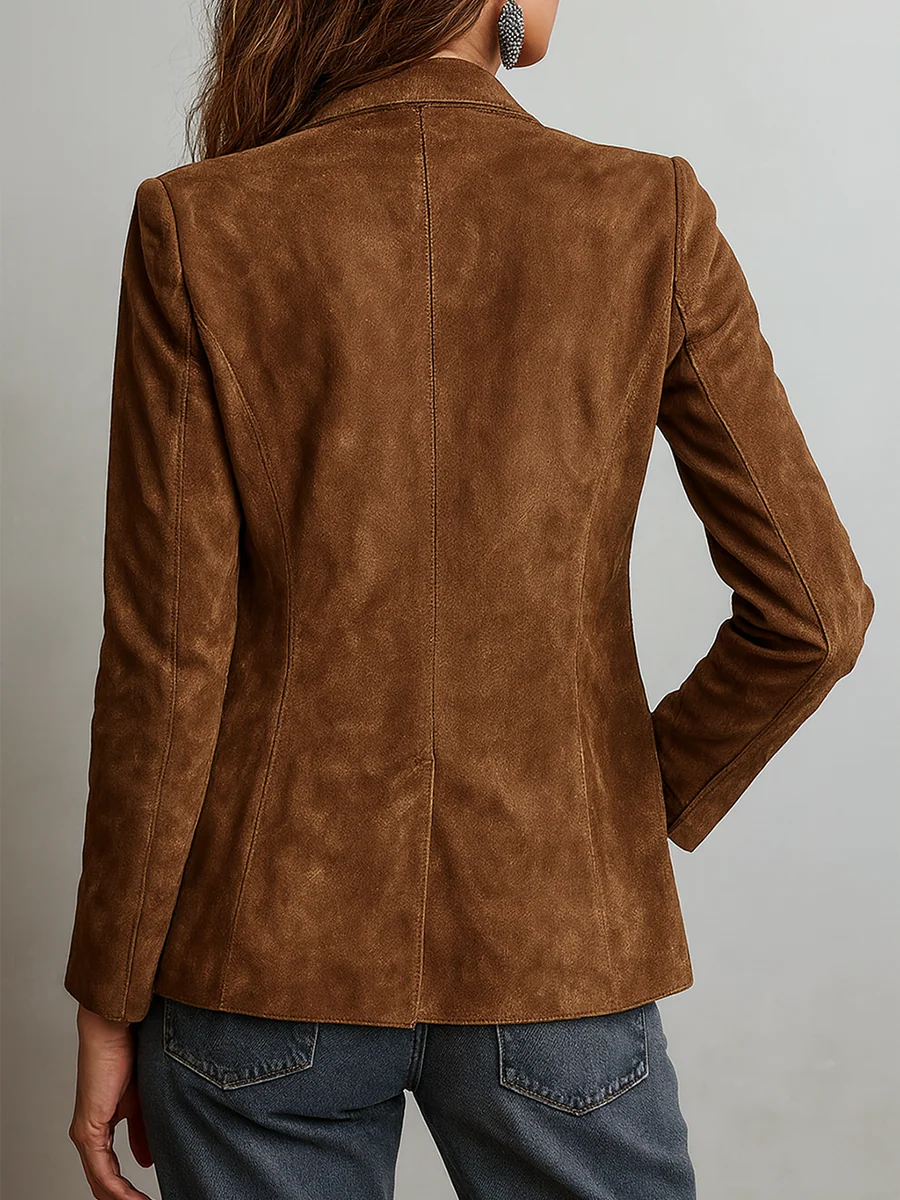 Milena™ | Brązowa Marynarka Vintage
