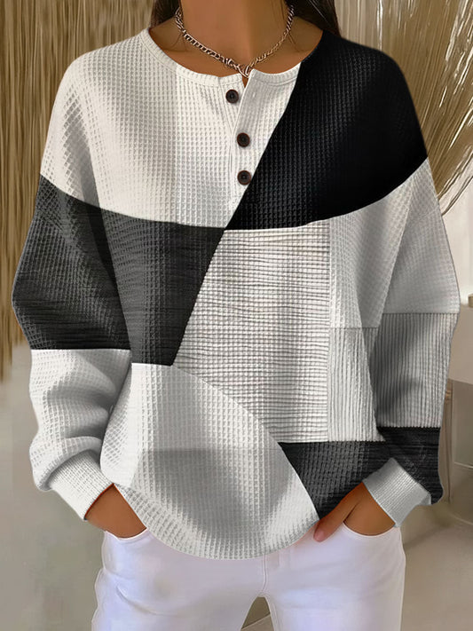 Palmira™ | Sweter Dwuwarstwowy z Fakturą