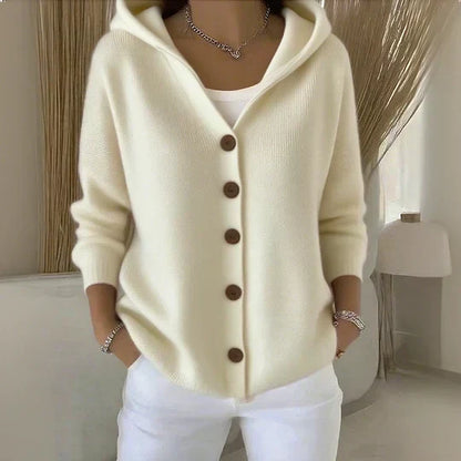 Rozeta™ | Rozpinany Sweter z Kapturem