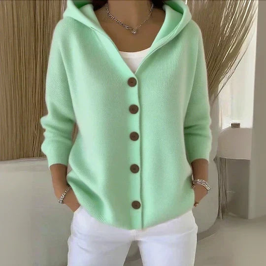 Rozeta™ | Rozpinany Sweter z Kapturem