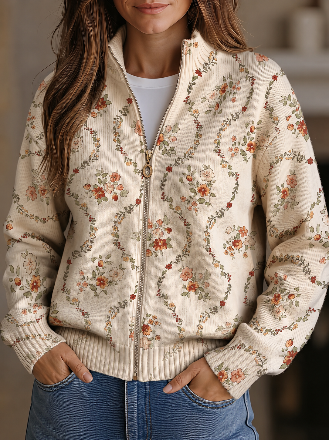 Persephone™ | Rozpinany Sweter na Zamek