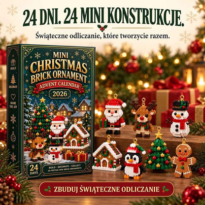 Kalendarz Adwentowy z Klocków 2026 — 24 Mini Świąteczne Konstrukcje
