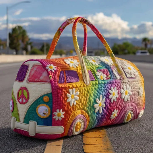 Wzór Hippie | Pikowana Torba Podróżna