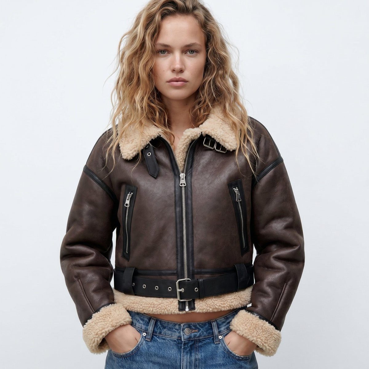 Werena™ | Krótka Kurtka Bomberka Aviator