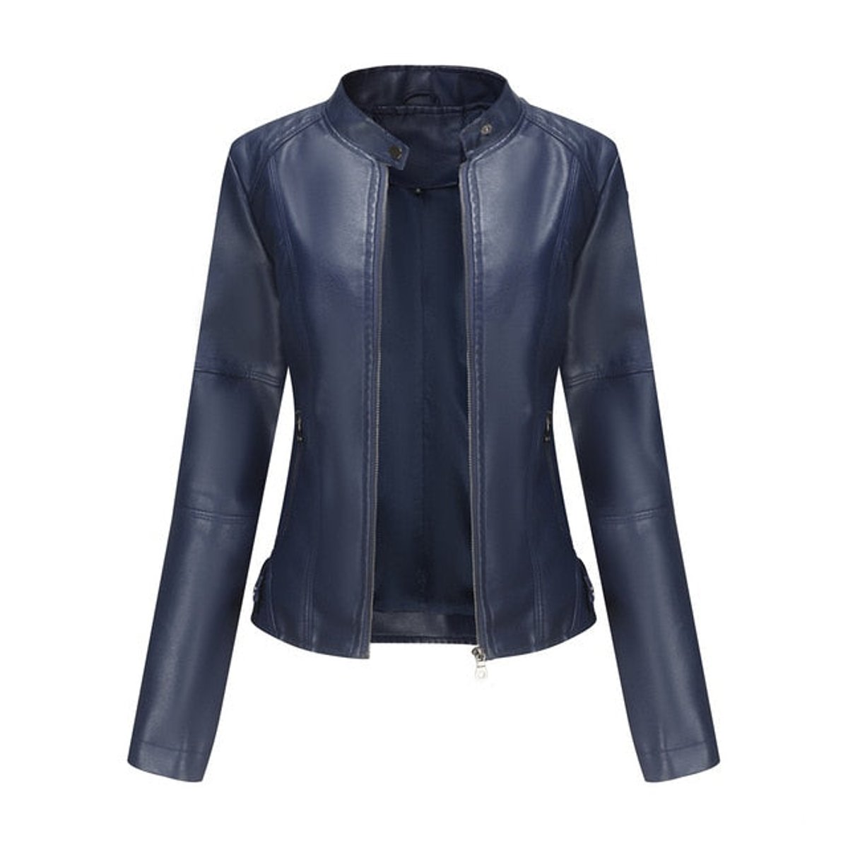Helena™ | Elegancka Kurtka Moto ze Stójką