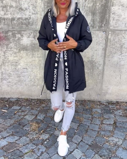 Kamila™ | Parka Midi z Kapturem i Troczkami