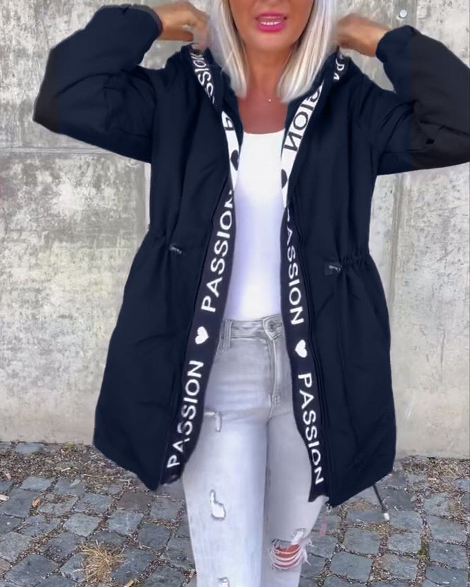 Kamila™ | Parka Midi z Kapturem i Troczkami