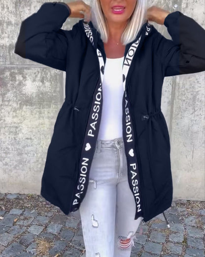 Kamila™ | Parka Midi z Kapturem i Troczkami