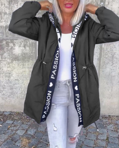 Kamila™ | Parka Midi z Kapturem i Troczkami