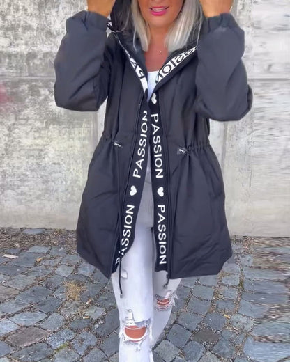 Kamila™ | Parka Midi z Kapturem i Troczkami