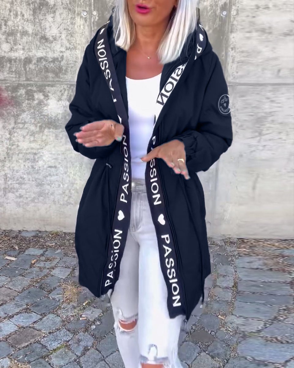Kamila™ | Parka Midi z Kapturem i Troczkami