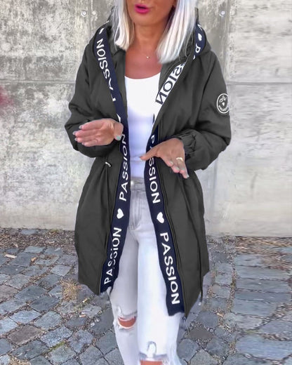 Kamila™ | Parka Midi z Kapturem i Troczkami