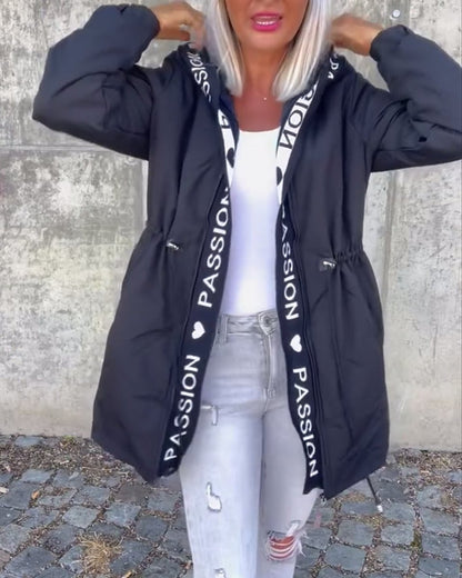 Kamila™ | Parka Midi z Kapturem i Troczkami