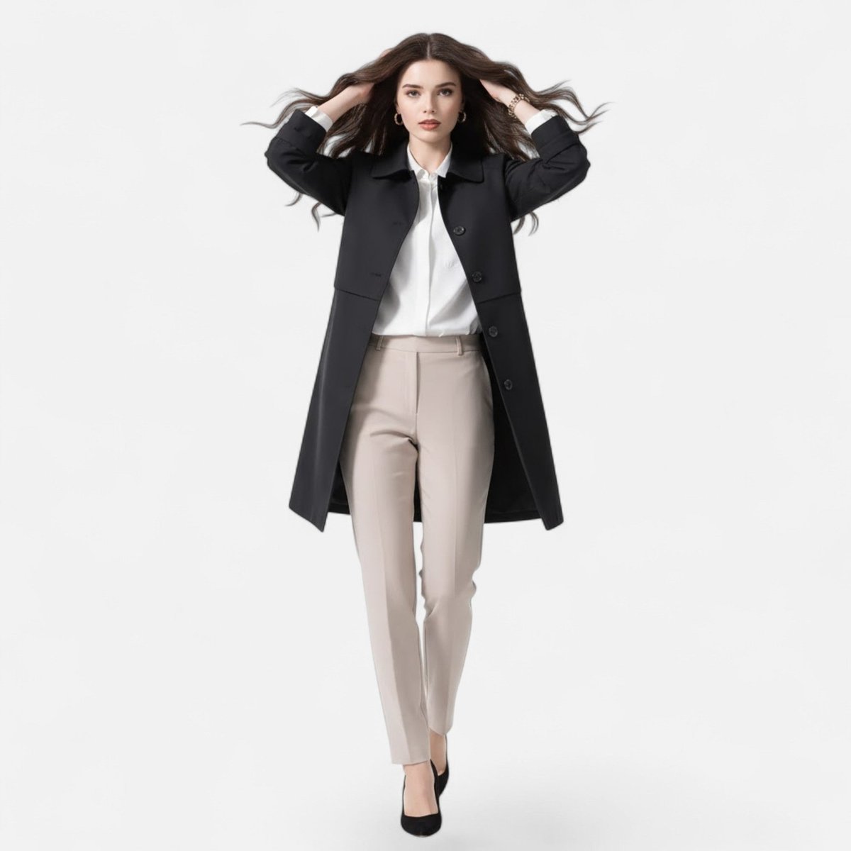 Margareta™ | Elegancki Płaszcz Midi