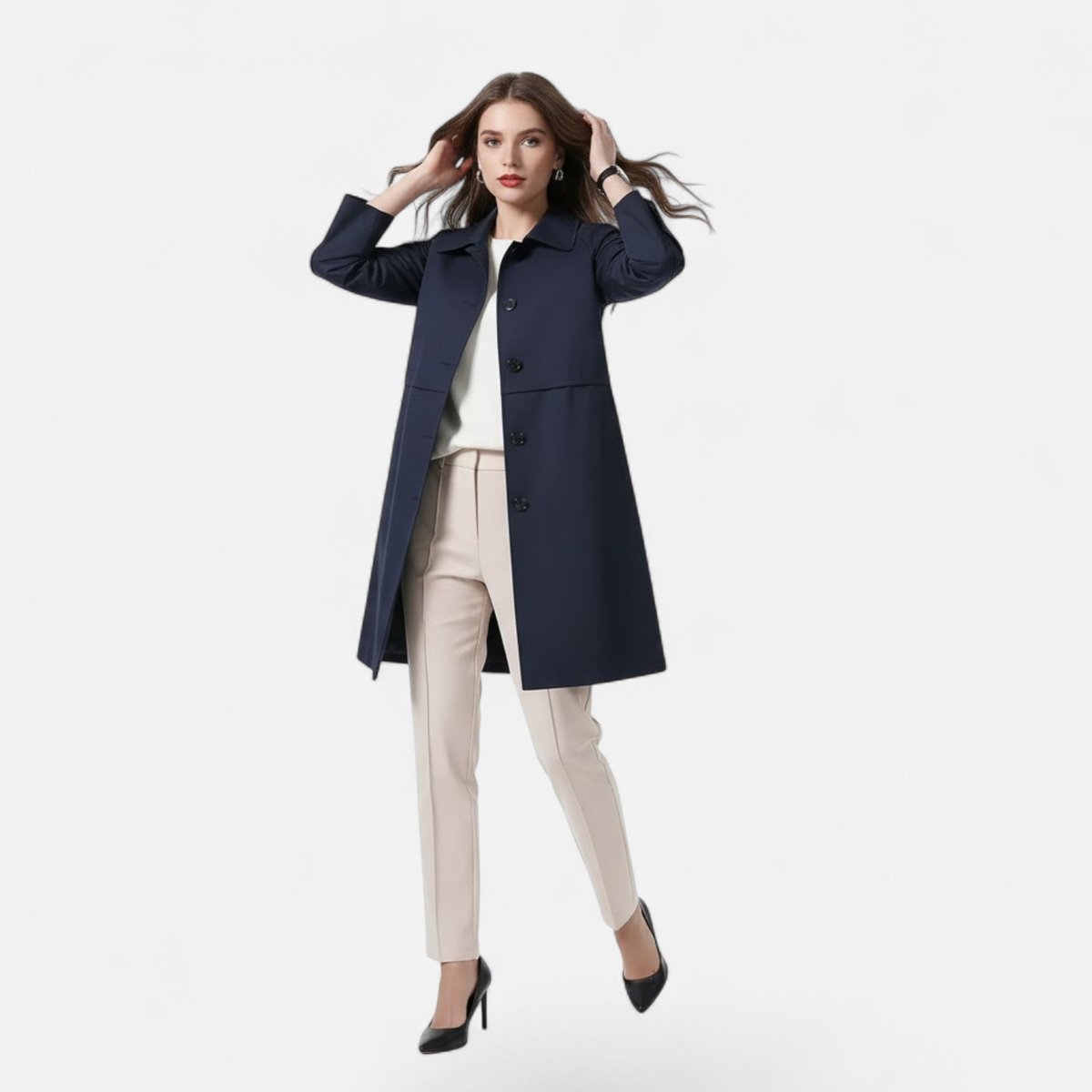 Margareta™ | Elegancki Płaszcz Midi