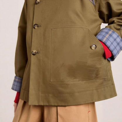 Lorna™ | Dwurzędowy Płaszcz Oversize Utility