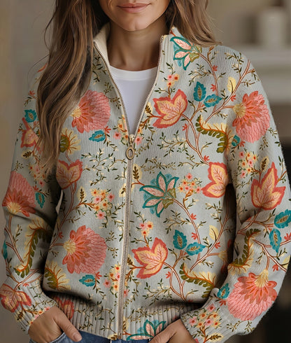 Xanthe™ | Rozpinany Sweter na Zamek